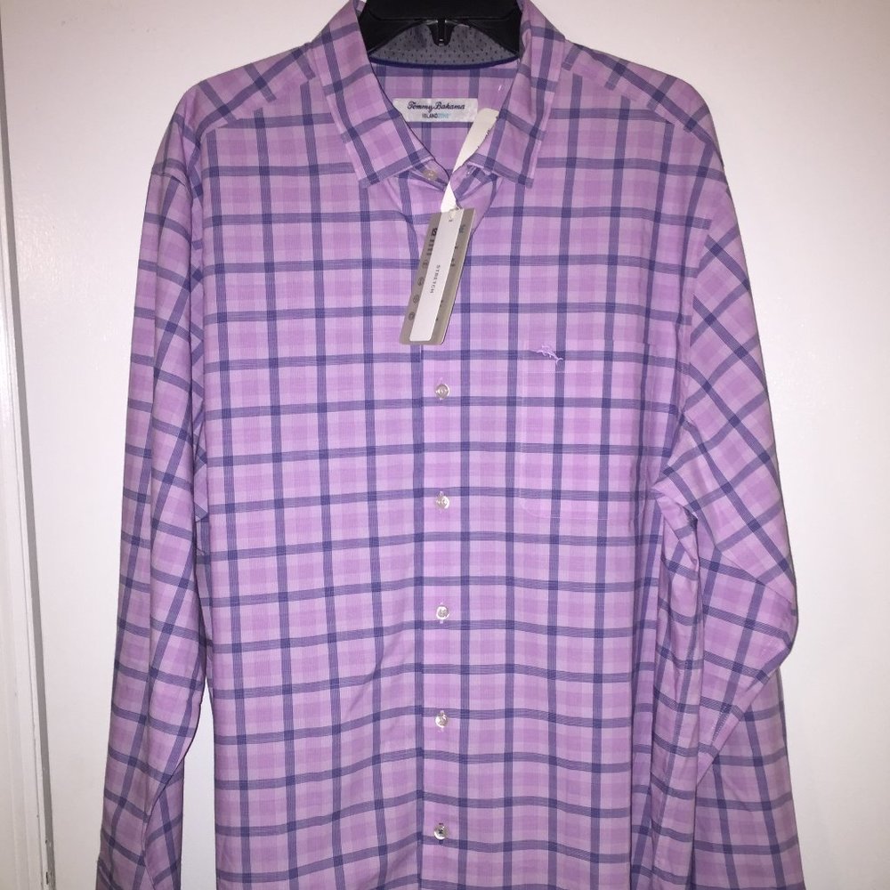 Tommy Bahama Newport Island Loto Check Men's Shirt